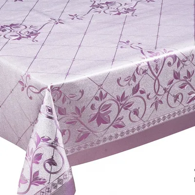 Custom Decor Home Dining European Polyester Backing Independent PVC Table Cover