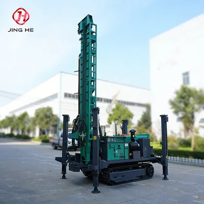 Crawler Mounted 600m Depth Capacity Hydraulic Water Well Core Drilling Rig for Agricultural Irrigation Wells