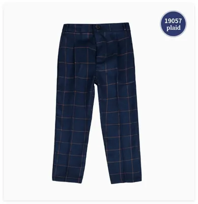 Easy Care Breathable British Style Straight Pants High Quality Custom Logo Design Trousers