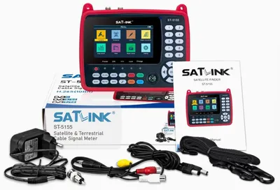 St-5155 Digital Satellite Finder Meter DVB-S/S2/T/T2/C Satellite TV Signal Finder