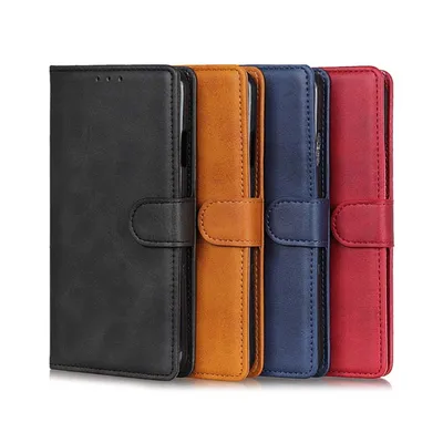 Full Cover Flip Stand Magnetic Leather Mobile Phone Case Leather Back Cover Case