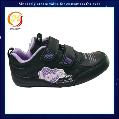 Hot Sale PU Upper Kids Winter Cartoon Sneakers Upper