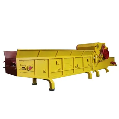 High Production Biomass Tree Log Drum Wood Chipper Crusher with Electric Engine