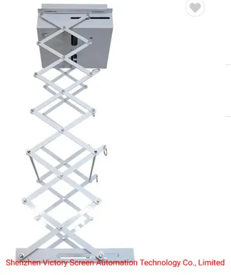 Victory Latest 0-7m Motorized 30-50kg Bearing Cross-Scissor Projector Lift Ceiling Hanger with 3y Warranty