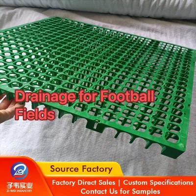 Plastic Drainage Cell Sheet Green Roof Artificial Turf Golf Football Drainage Board