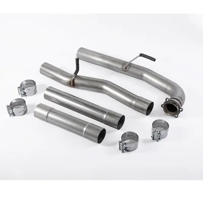 4 Inch DPF and Cat Delete Race Pipe for Silverado Sierra