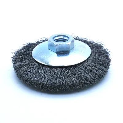 Crimped Wire Bevel Brush for Angle Griner