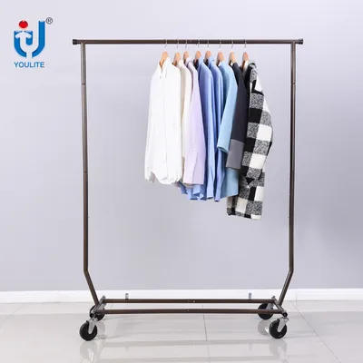 Customize Powder Coating Metal Clothes Hanging Display Drying Rack for Sale