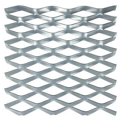 Stainless Steel Diamond Wire Mesh Raised Expanded Metal