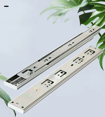 Factory Price Wholesale Powder Coated Paint Channel Telescopic Slides Safety Self Locking Drawer Slides