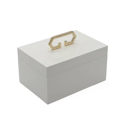 Eco-Friendly PU Lacquered Wooden Jewelry Gift Box for Elegant Storage