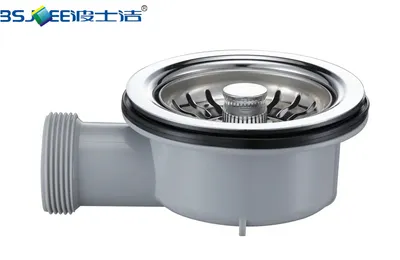 Pop up Kitchen Sink Drainer with Connector 110mm Electroplating & Drwaing on Surface