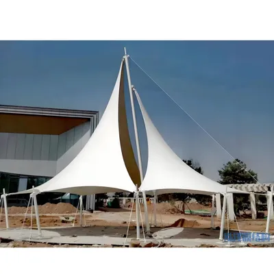 Easy Install Prefab Modular Membrane Structure Landscape Shelter Kit System