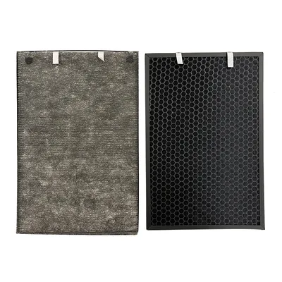 2768 True HEPA Filter and 2677 Activated Carbon Filter for Bissell Air320 Air Purifier Parts