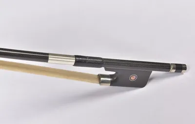 Professional-Grade Carbon Fiber French Bass Bow for Practice and Performance
