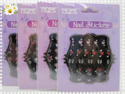 3D Nail Sticker Glitter Nail Art Sticker