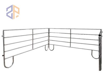 Galvanized Steel Metal Farm Gate Powder Coated Corral Livestock Cattle Horse Fence Panels