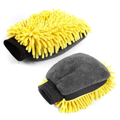High Quality Multi Colors Microfiber Waterproof Car Wash Mitt