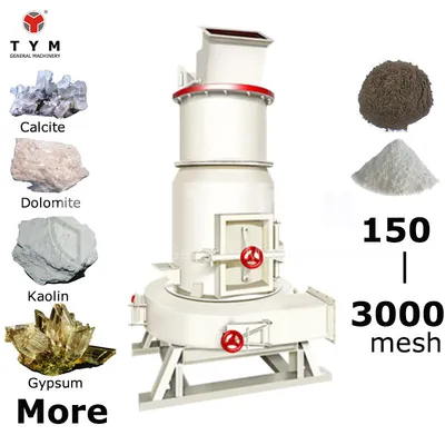 Factory Price High Efficiency Vertical Grinding Mill for Limestone Calcite Ultra Fine Powder Hgm Series Grinding Mill Machine