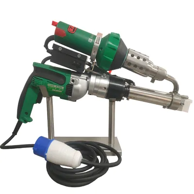Plastic Welding Machine Geomembrane Extruder Machine HDPE Plastic Hand Extrusion Welding Gun Hand Held Plastic Extrusion Welder CE