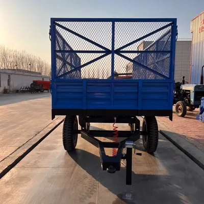 4 Wheel Tipping Farm Trailer with High Quality
