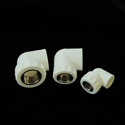 Factory Pipe Fittings Plastic Pipe PPR Male & Female Thread Custom PPR Thread Elbow Fittings for Industrial Plumbing Applications