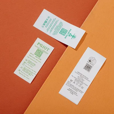 Recycle Garment Accessories Washing Care Label for Clothing Apparel