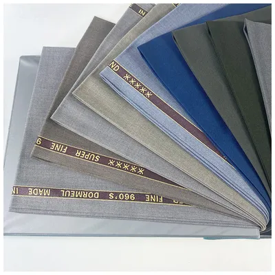 Premium Wrinkle Resistant Toyobo Suiting Fabric Blend - 80% Polyester, 20% Viscose
