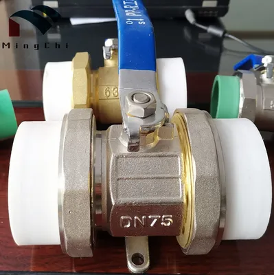 Double Union Ball Valve PPR Valve PPR Union Ball Valve
