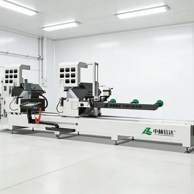 Aluminum Door and Window Profile Integrated Double-Head Precision Cutting Saw Machine