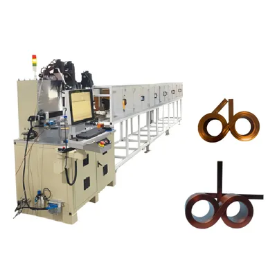 220V AC Transformer Coil Winding Machine for Flat Copper Wire
