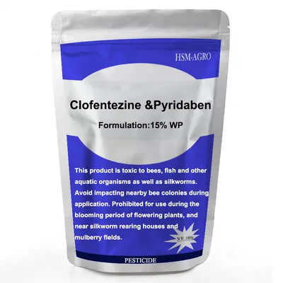 Pesticide Clofentezine 5%+Pyridaben 10% Wp CAS 74115-24-5, 96489-71-3 Pest Control