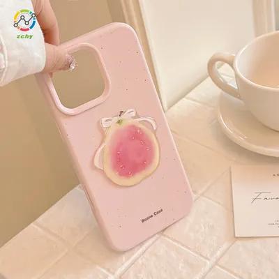 Adorable Fruits Print TPU Soft Case Compatible with iPhone 16 PRO Max, 15, 14 - Anti-Scratch & Shock Absorbing