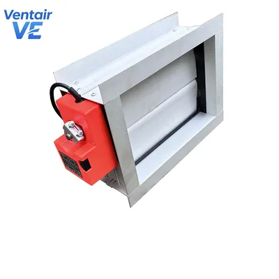 High-Performance Electric Motorized Rectangular Air Damper for HVAC