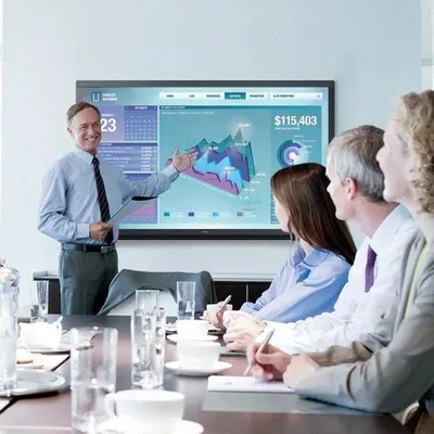 55 65 75 86 98 Inch All in One Touch Screen TV Smart Board Electronic 20 Points Touch Screen Interactive Whiteboard