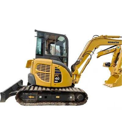 PC40mr Used Zero Tail Mini Crawler Excavators for Africa Landscaping Farm Work