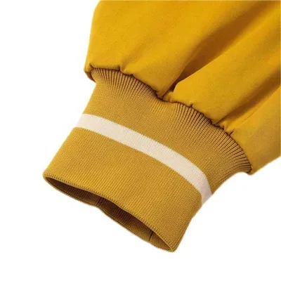 Polyester Stripe Knit Rib Collar Cuff Hem for Jacket