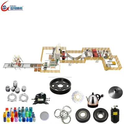 Reliable Metal Production Large Scale Oscillating Blanking Line for Metal Stamping Parts