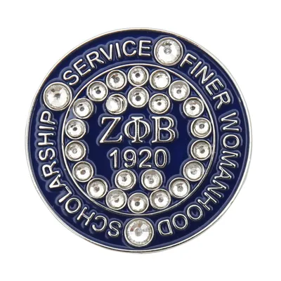 Design Your Own Enamel Pin Manufacturers Custom No Minimum Rhinestones Zeta Phi Beta Sorority Hard Enamel Pin