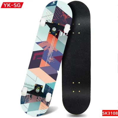 Wholesale or Customized Complete 31inch Chinese Maple Wood Board Skateboard