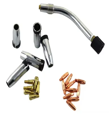 Swan Neck Adapter for MIG Welding Gun - Compatible with Binzel 36kd/24kd Torches
