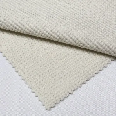 Bio-Polishing Process for CVC Waffle Knit Fabric for Unisex Clothing Projects