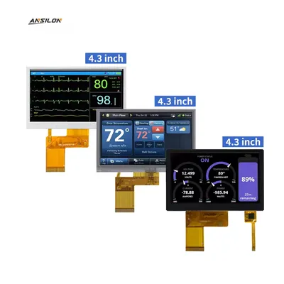 High-Definition 4.3-Inch IPS Display Module for Robotics Control