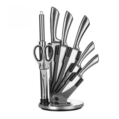 Kitchen Stainless Steel Chef Knife Set with Non-Stick Surface