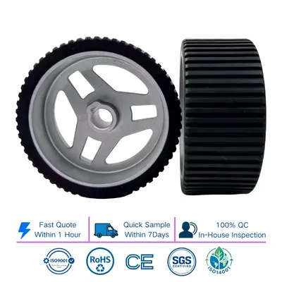 Custom Thermal Bonding Agv PU Coated Drive Wheel
