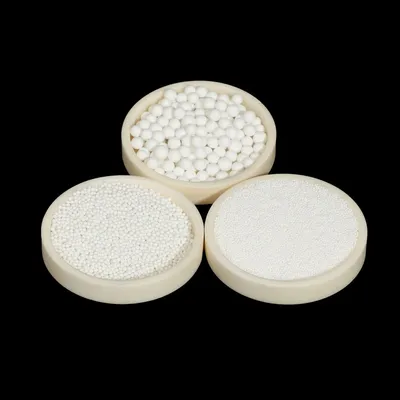 High-Grade High-Strength Zirconium Oxide Ceramic Ball for Gas Purification with Low-Water-Absorption Media