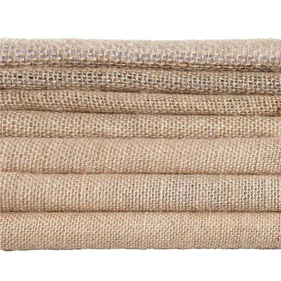 Hiqh Quality Hessian Fabric 137cm54)120z Natural100%Jute Fabric Hessian Cloth