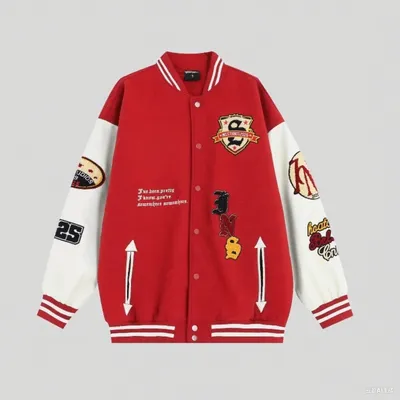 Fashionable Outerwear Patterned Clothing Sports Bomber Jacket