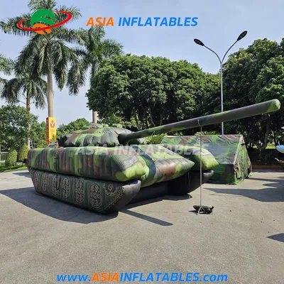 Hot Sale Inflatable Simulation Tank for Exercise Decoy Inflatable Tank Model