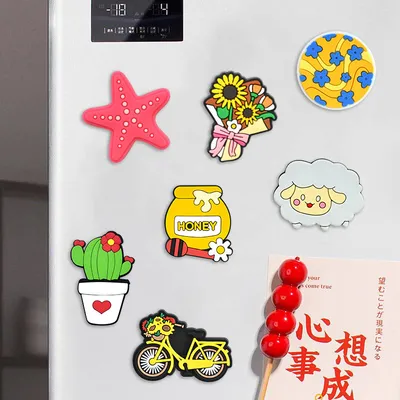 Customizable Fruit Refrigerator Magnets for Creative Home Decor